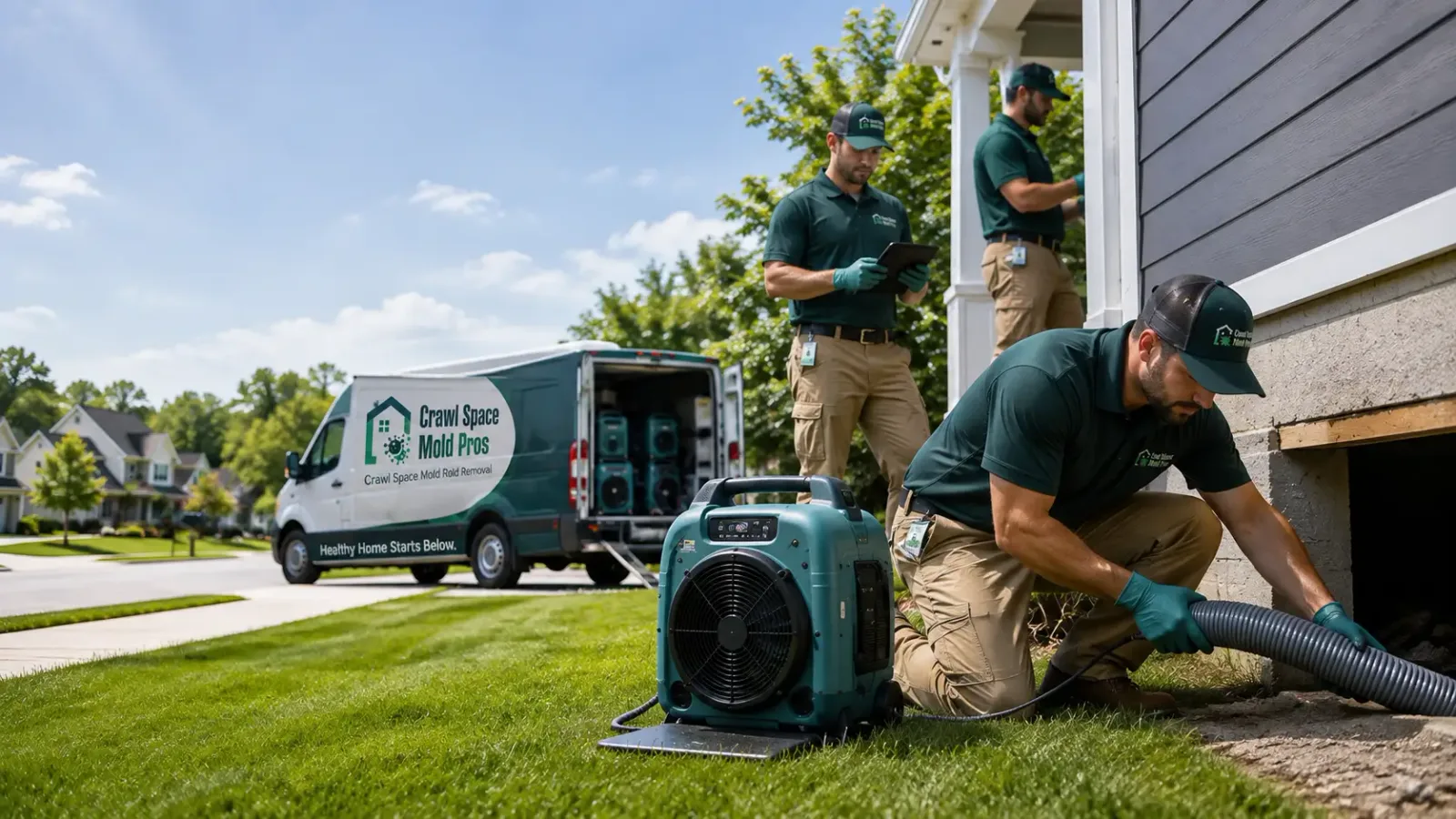 Crawl Space Mold Removal in Hathorne, MA